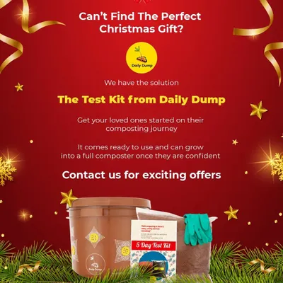 Looking for the perfect Christmas gift? Our Test Kit is a wonderful way to get your loved ones started on their composting journey. It is a gift that is good for them and for the planet.