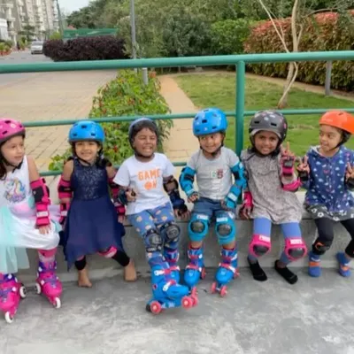 The smiles say it all! We create moments of pure joy and achievement for every child in our inclusive skating programs. Our coaches ensure a supportive atmosphere where kids of all abilities can learn, make friends, and feel proud.