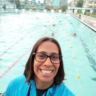 This is my 5:30 AM view, and I wouldn't trade it for anything. Behind me are the NMSA Marlins, our youth competitive team, putting in the work. They are learning about discipline, teamwork, and grit, lessons that will serve them long after they leave the pool.