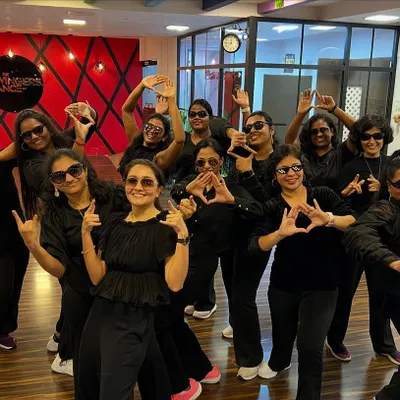 The amazing energy of our ladies-only batch. Dressed in black and full of confidence, these women show what it means to be strong and have fun together.