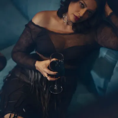 Unapologetically woman. This is a powerful shot that captures a mood of confidence and self-acceptance. Sometimes, you just have to live for you and stop trying to please everyone.