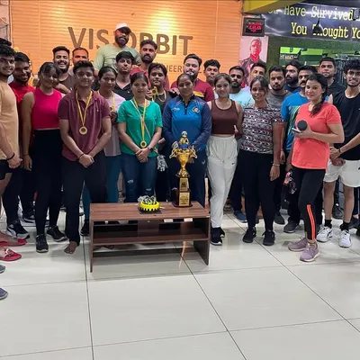 Celebrating our team's success at Vis Orbit. We are proud of every athlete who won a medal and especially our overall champion.
