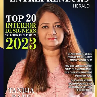 We are thrilled to be featured by Entrepreneurs Herald as one of the "Top 20 Interior Designers To Look Out For In 2023." This recognition reflects our team's unwavering commitment to design innovation and quality over the past 27 years.