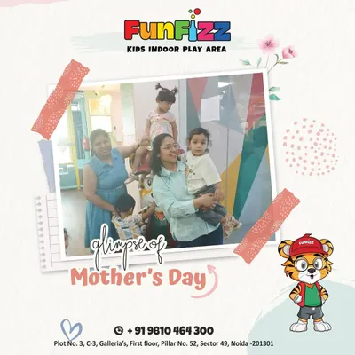 Celebrating Mother's Day at FunFizz. We love creating special moments for families to share together.
