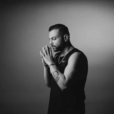 In the zone, praying to the music gods. This is my process before the madness begins, focusing on the sound and the vibe I want to create.