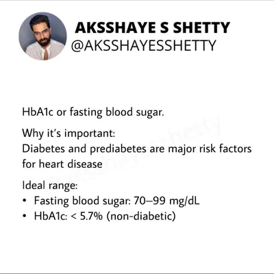 Proactive health management is key. I explain essential annual tests like a lipid profile, blood pressure check, and HbA1c that you should start in your 30s to monitor your heart health.