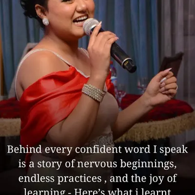 My first learning: Confidence on stage is built on a foundation of practice and a joy for learning. Every event is a new opportunity to connect and grow as a host.