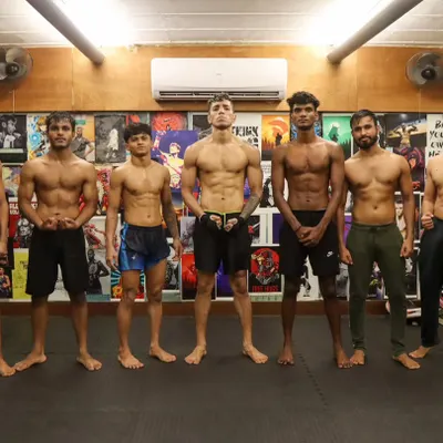 Locked in and ready. This is the team, looking sharp and conditioned for their upcoming competition. Wins and losses don't define us, but putting in the work every single day does. This is the result of that grind.