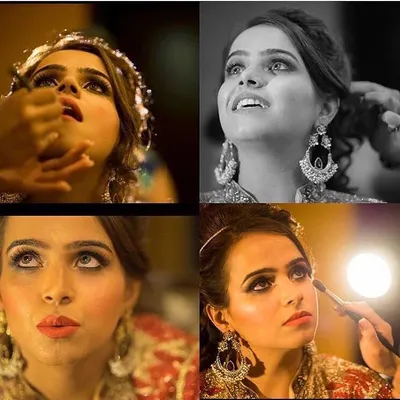 This collage shows the different stages of a bride's makeup session. I use various angles and both color and black and white to capture the focus of the artist and the calm anticipation of the bride before her ceremony.