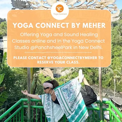 I offer both online and in-person yoga and sound healing classes at my studio in Panchsheel Park, New Delhi. Please feel free to get in touch to reserve your spot and start your journey.