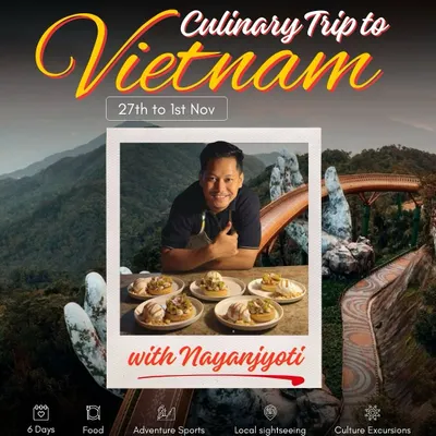 Cook, taste, travel, repeat. Join MasterChef India Winner Nayanjyoti on a 6-day culinary journey through Vietnam, where every bite tells a story.