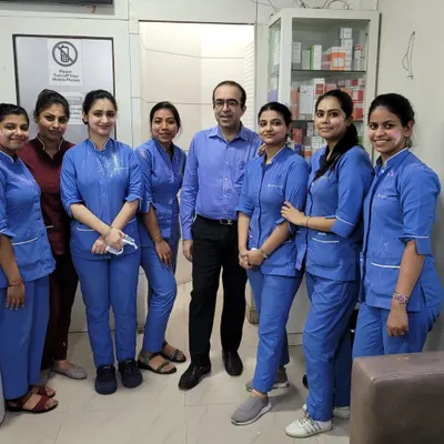 A moment with my incredible team at Dermaworld. Their professionalism and dedication are the backbone of the care we provide to our patients every day.