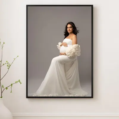 From my studio to your home. I love helping clients envision how their portraits will look as beautiful, large-scale wall art, preserving these memories forever.