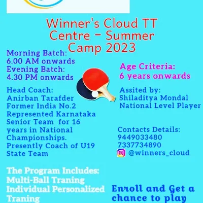 The official announcement for our 2023 Summer Camp. This flyer provides all the essential details, including batch timings, age criteria, coach profiles, and the comprehensive training program we offer.