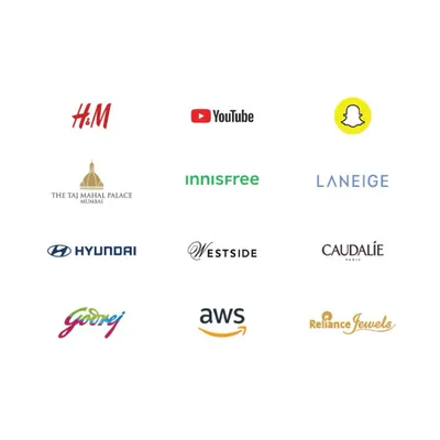 Eight years ago, I started this journey without knowing where it would lead. Seeing this collection of logos from brands like H&M, YouTube, and The Taj Mahal Palace is proof that persistence changes everything.
