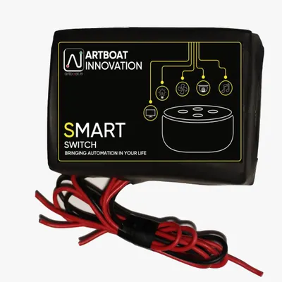 This is the core of my retrofit automation system. The Artboat Innovation Smart Switch is installed behind your existing switchboard, instantly making your lights, fans, and other appliances controllable via voice or app without any new wiring.