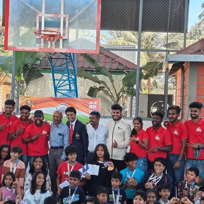 We were honored to have international swimmer Niranjan B Karthik, a former student, speak to our little champions. His journey is an inspiration to our entire community.