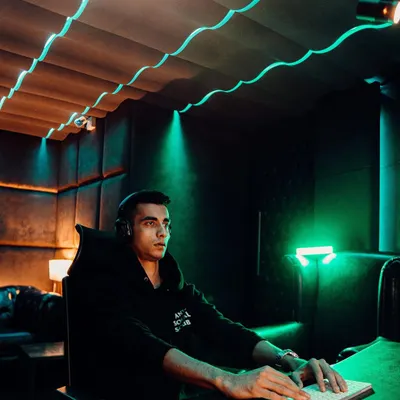 In the studio, where I work on my mixes and experiment with new sounds. This is where I craft the unique Bollywood Tech House and Afro Bolly fusions that define my sets.
