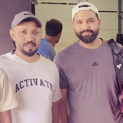 A proud moment for our academy, hitting the courts with Indian cricket captain Rohit Sharma. We train everyone from beginners to top athletes, bringing the same energy and dedication to every session.