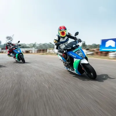 Ather electric scooters being pushed to their limits during a testing session. We provide a controlled environment for brands to conduct crucial R&D.