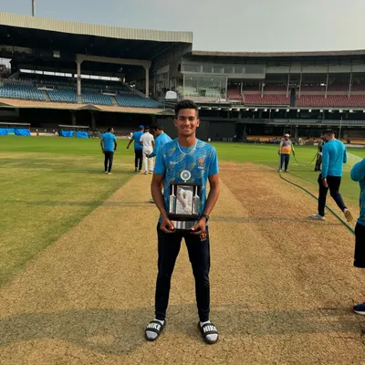 We are incredibly proud to see our trainee, Mohsin Khan, holding a trophy after earning his place in the prestigious Ranji Trophy. This is a result of years of dedication through the U16, U19, and U23 Karnataka state teams, proving that our development pathway works.