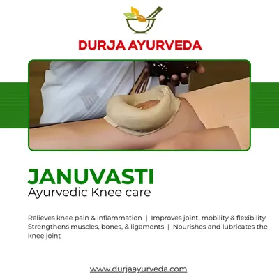 Januvasti is our specialized Ayurvedic knee care. This therapy relieves pain and inflammation while nourishing and lubricating the knee joint, strengthening muscles, bones, and ligaments for improved mobility.