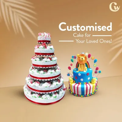We believe every celebration deserves a one-of-a-kind centerpiece. Whether you need a grand, multi-tiered wedding cake or a playful, colourful cake for a child's birthday, we bring your vision to life with delicious artistry.