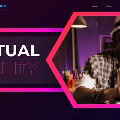 Our Virtual Reality services are designed to revolutionize learning. This graphic showcases how we use VR to create immersive and interactive educational experiences.