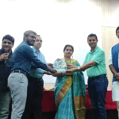 I was deeply honored to receive this memento from the Chhattisgarh Cultural Department during the World Cartoonist Day exhibition. Moments like these are a wonderful recognition of the work I love to do.