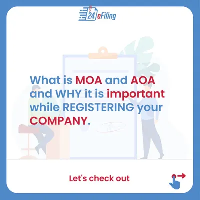 The Memorandum of Association (MOA) and Articles of Association (AOA) are the two constitutional documents of your company. We draft these for you, defining your company's purpose, structure, and internal rules.