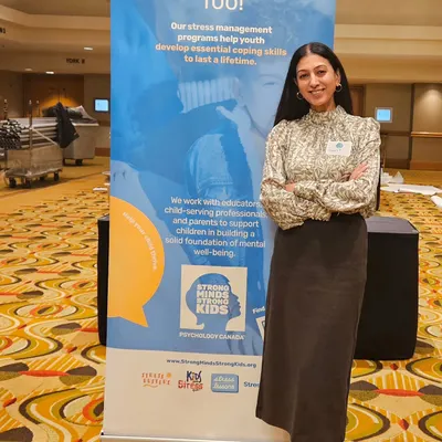 Here I am at the 'Growing Minds Conference' in Canada, hosted by an organization dedicated to children's mental health. I was inspired by their focus on prevention rather than cure. It reinforced my determination to bring wellness to children and youth by equipping them with tools for emotional regulation early in life.