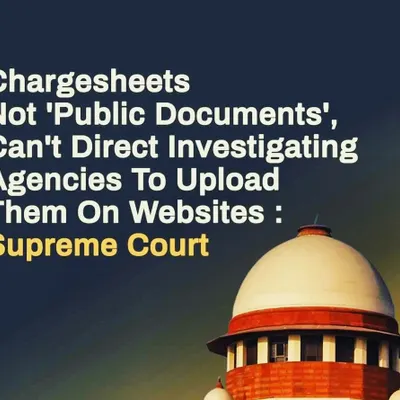 Important Supreme Court ruling on chargesheets. This update clarifies that chargesheets are not public documents. Knowing such key rulings is crucial for legal strategy, especially in managing case publicity and evidence.