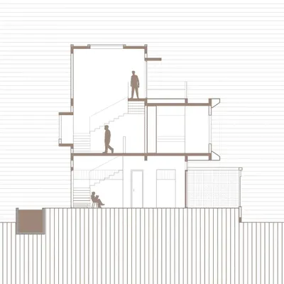 Sections can seem boring or technical, but they are incredibly important. A section drawing explains how light enters a building, how ventilation works, and how life happens within the spaces. This drawing helped a client understand his home in a way no 3D visual could.