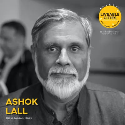 A portrait of me, Ashok B Lall. I have been practicing and teaching architecture since 1981, always with the goal of developing curricula and methods to address environmental issues in building design.