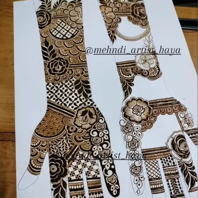 Announcing my online henna class! This poster has all the details for my 'Basic to Bridal' course, where I teach everything from simple motifs to full bridal designs.
