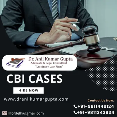 This graphic highlights our focus on CBI cases. We offer dedicated legal representation for individuals and corporations facing investigation by the Central Bureau of Investigation, ensuring a thorough and strategic defense.