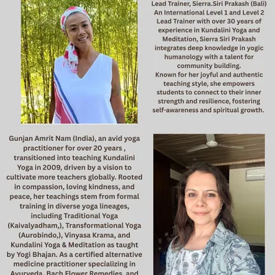 As a certified alternative medicine practitioner and Kundalini Yoga teacher, I co-facilitate workshops like 'Doorway to Awakening'. These events are designed to introduce you to powerful practices in a supportive group setting, helping you find emotional balance and inner harmony.