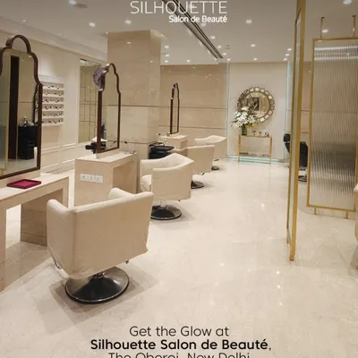 The salon is designed to be a haven where you can relax and get the glow. The elegant interiors, with their clean lines and luxurious finishes, set the stage for a transformative beauty experience.