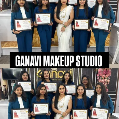 A group of happy graduates from our Diploma in Beautician with Hairdressing course, proudly displaying their hard-earned certificates.
