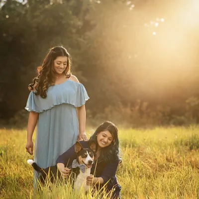 "You think moments last forever, but they don’t. Love your dog a little more every day." A throwback to this beautiful golden hour session with Oreo and his humans in Bangalore.