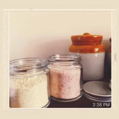 It brings me so much joy to see my product containers being repurposed. By choosing to reuse these glass jars for storing kitchen staples, you are helping to reduce waste and conserve our planet's resources. It's a beautiful part of a mindful lifestyle.