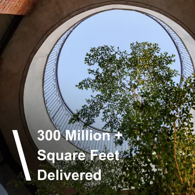 With a legacy spanning 60 years, we have delivered over 300 million square feet of architecture. This number represents not just buildings, but spaces that foster growth, sustainability, and lasting impact, reflecting our enduring commitment to our craft.