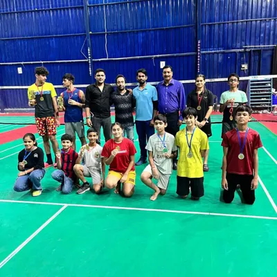 A proud moment with my group of tournament winners. Each medal represents countless hours of practice and dedication on the court.