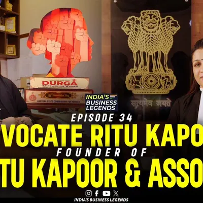 I was featured in Episode 34 of 'India's Business Legends' to share my journey from being a teacher to a lawyer. I hope my story inspires other women to pursue their passion, even if it means starting a new career later in life.