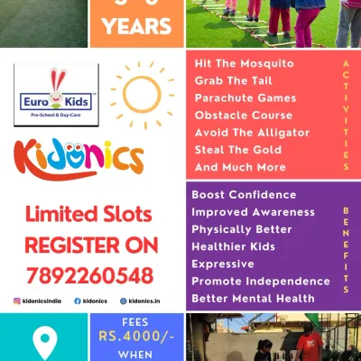 Great news for Powai parents! I've partnered with EuroKids to bring my program to your neighborhood. This flyer gives you all the details on the fun activities and benefits you can expect. Limited slots, so grab them while you can!