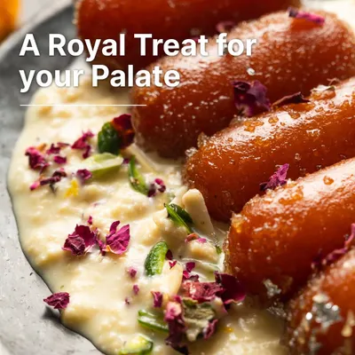 Warm up your celebrations with the sweetest delight. Our Gulab Jamun, crafted to perfection, brings a touch of festivity and joy to any season.