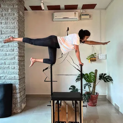 Being fit is a luxury you give yourself. This balance exercise on the Stability Chair requires intense core engagement and focus to maintain a stable, extended line from hand to foot.