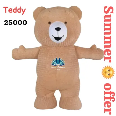 A full view of our best-selling Teddy Bear costume, perfect for any celebration. The soft fur material and friendly design make it approachable for children and great for creating a fun atmosphere.