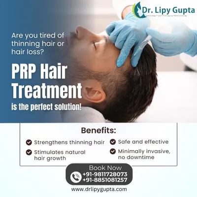 Are you tired of thinning hair? PRP is a perfect, non-surgical solution that strengthens hair, stimulates natural growth, and is both safe and effective. This treatment is suitable for both men and women experiencing hair loss.