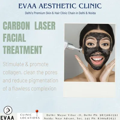 A visual of our Carbon Laser Facial treatment, a procedure that stimulates collagen, cleans pores, and reduces pigmentation to deliver a flawless complexion.